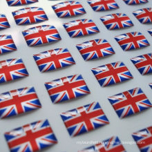 Flag Dome Epoxy Sticker for Decoration